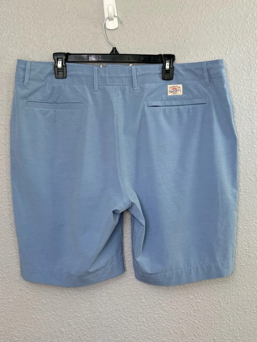 Faherty | All Day Shorts | Powder Blue | Waist 38” Inseam 9”